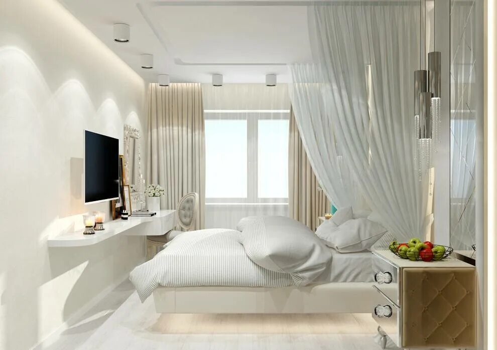 Какая комната светлая. Спальня в современном стиле. Спальня в белом стиле. Спальня для девушки в современном стиле. Спальня в светлых тонах.