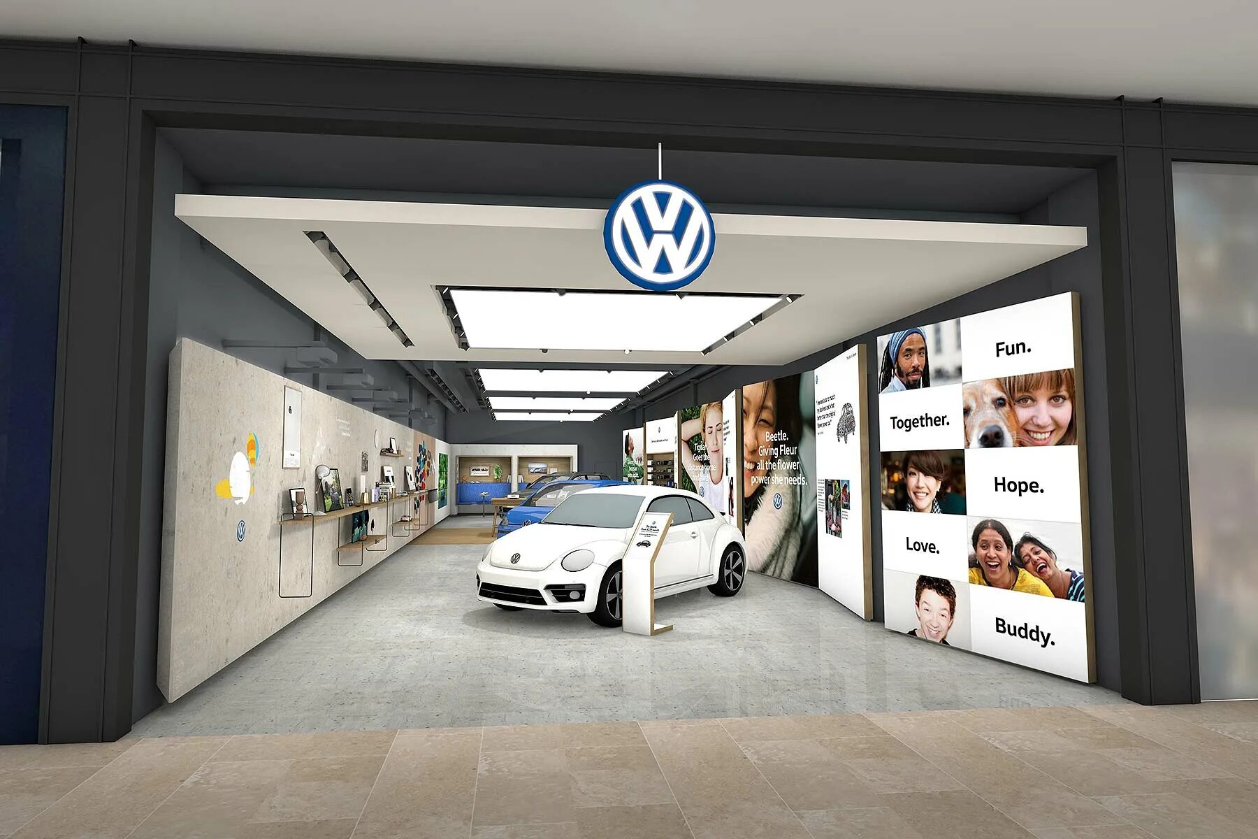 Магазин volkswagen. Volkswagen Showroom. Автомобильные шоу-румы в торговых центрах. Автомобиль в торговом центре. Экспонирование автомобиля.