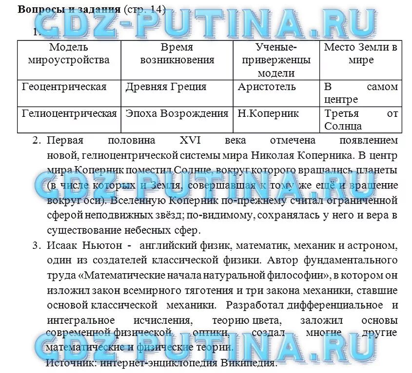 ГДЗ решебник по географии 5 класс Климанова, Климанов, Ким учебник - от Путина