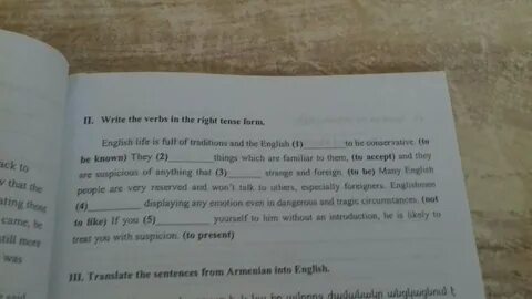 Choose the right tenses