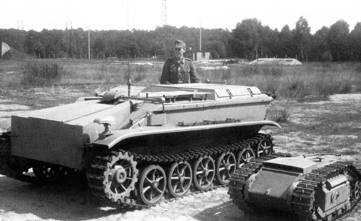 Телетанкетка Borgward-IV SD.KFZ.301. SD KFZ 302. SDKFZ 303. SD KFZ 303.