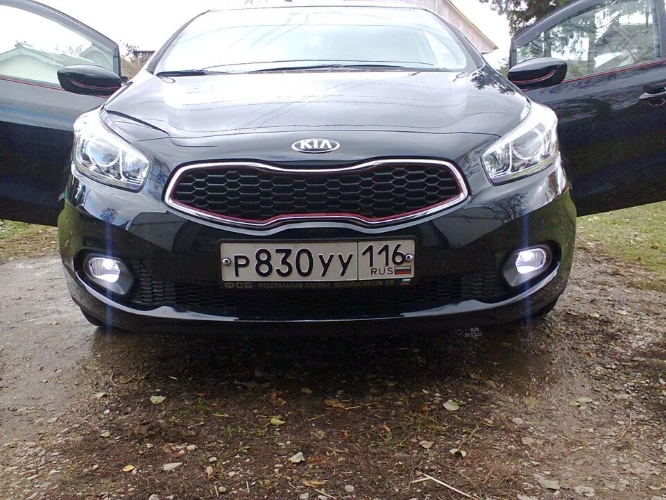 Дхо ceed. ДХО Kia Ceed 2 JD. ДХО кия СИД 2010-2012. ПТФ Киа СИД 2013. Диодные ПТФ на Kia Ceed JD 2016.