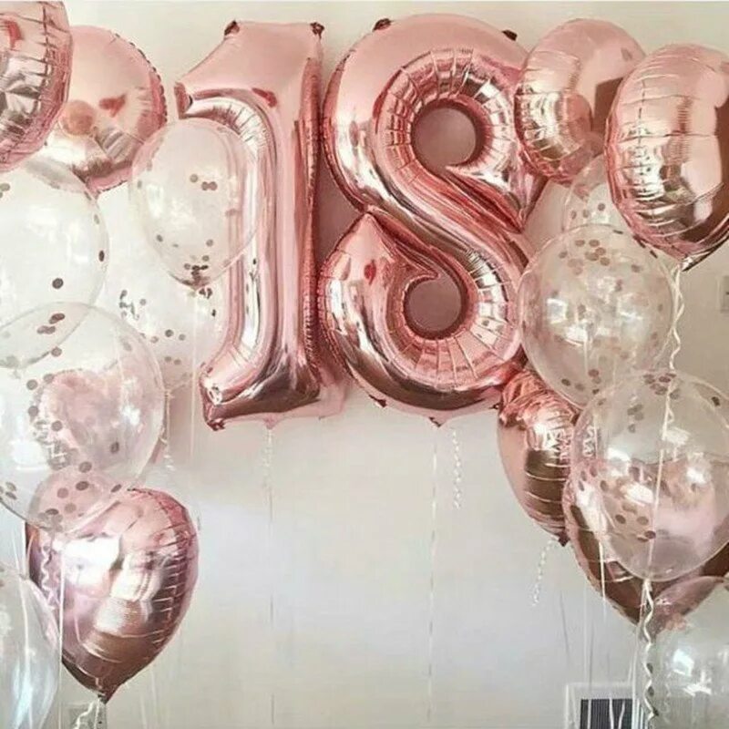 Фото шаров цифр. Шары Роуз Голд. Шары на юбилей. Шары с днем рождения. Шары розовое золото.
