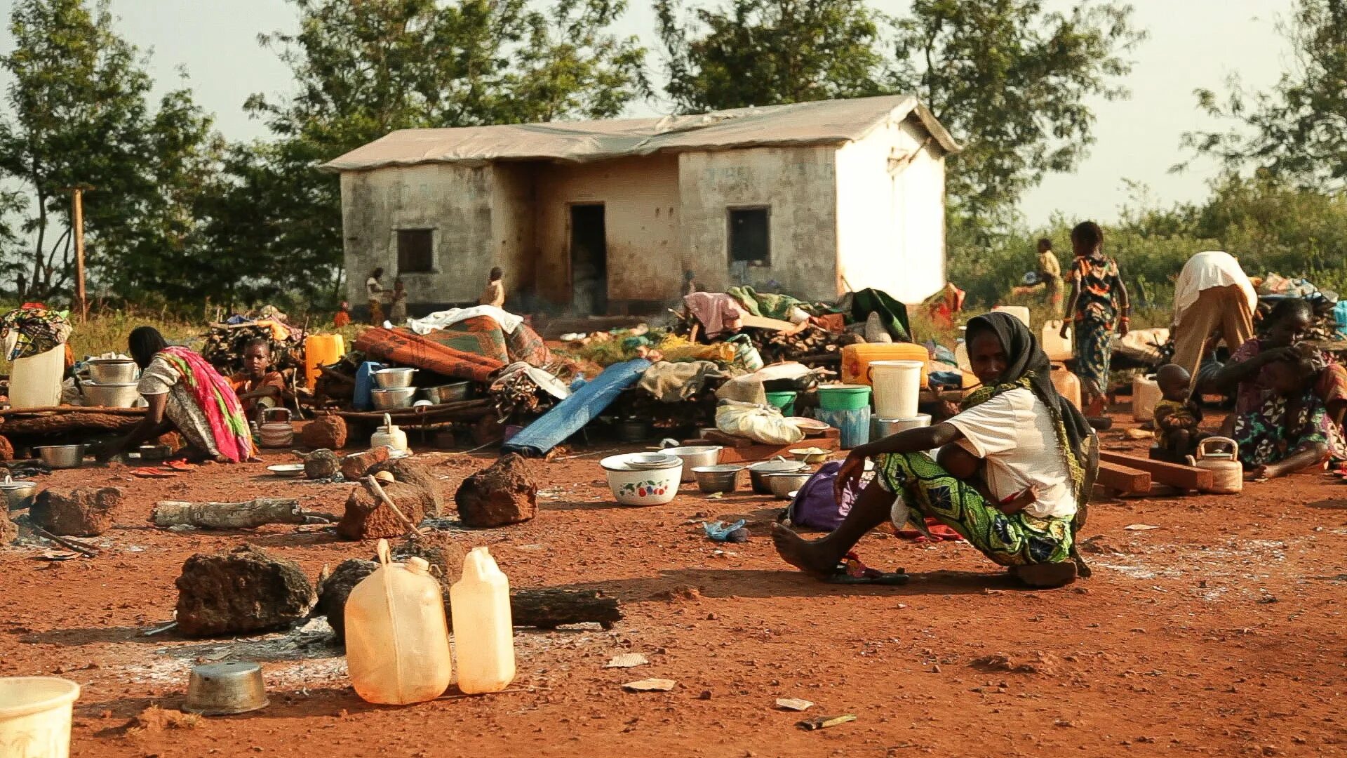 Центральноафриканская Республика голод.