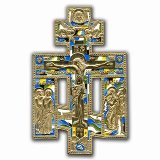Крест распятие с предстоящими