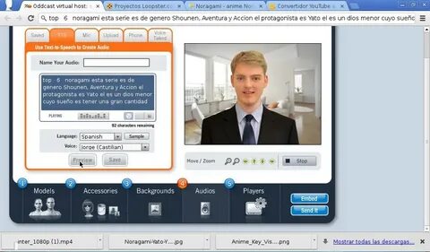 Oddcast text to speech