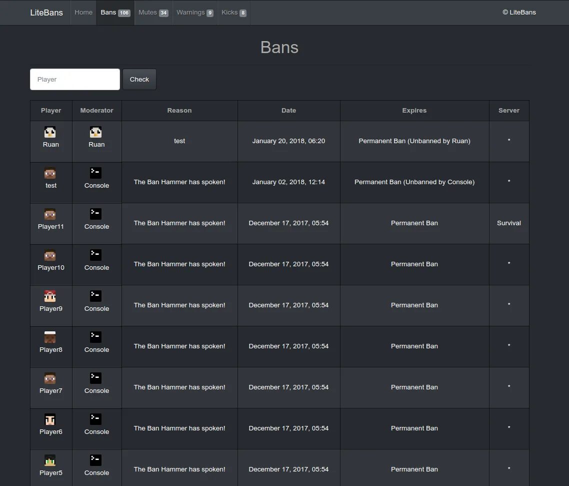 Lite bans. BSTATS плагин. Litebans web. The ban Hammer has spoken. Ban player