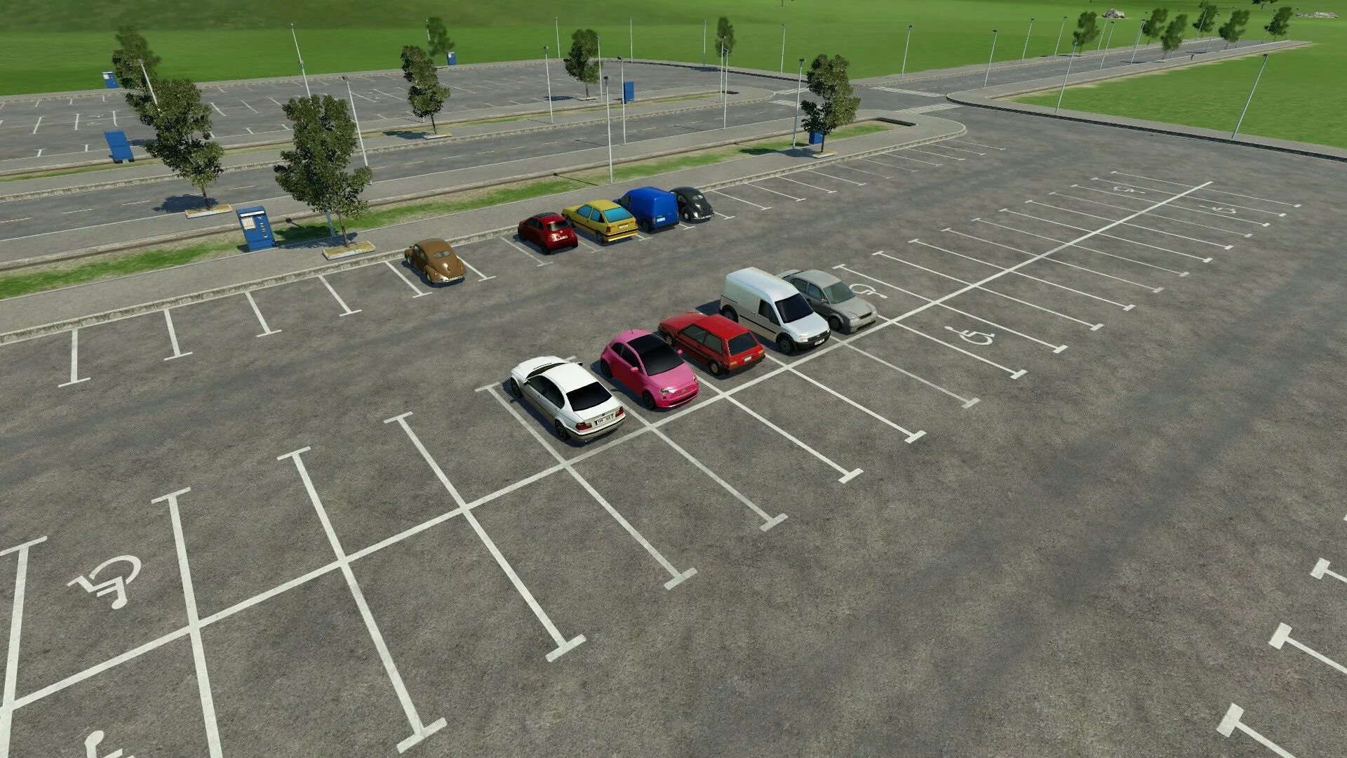 Lot mod. Parking lot 3d. Parking lot британский вариант. Parking lot Cities Skylines. Parking lots on Highways.