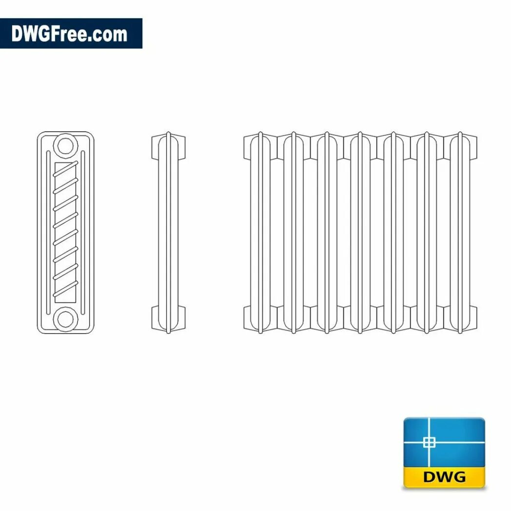 Радиаторы отопления мс. Чугунный радиатор м140 АО чертеж системы. Батарея МС 140-500 чертеж. Радиатор МС 140 dwg. Радиаторы МС-140-108 габариты.