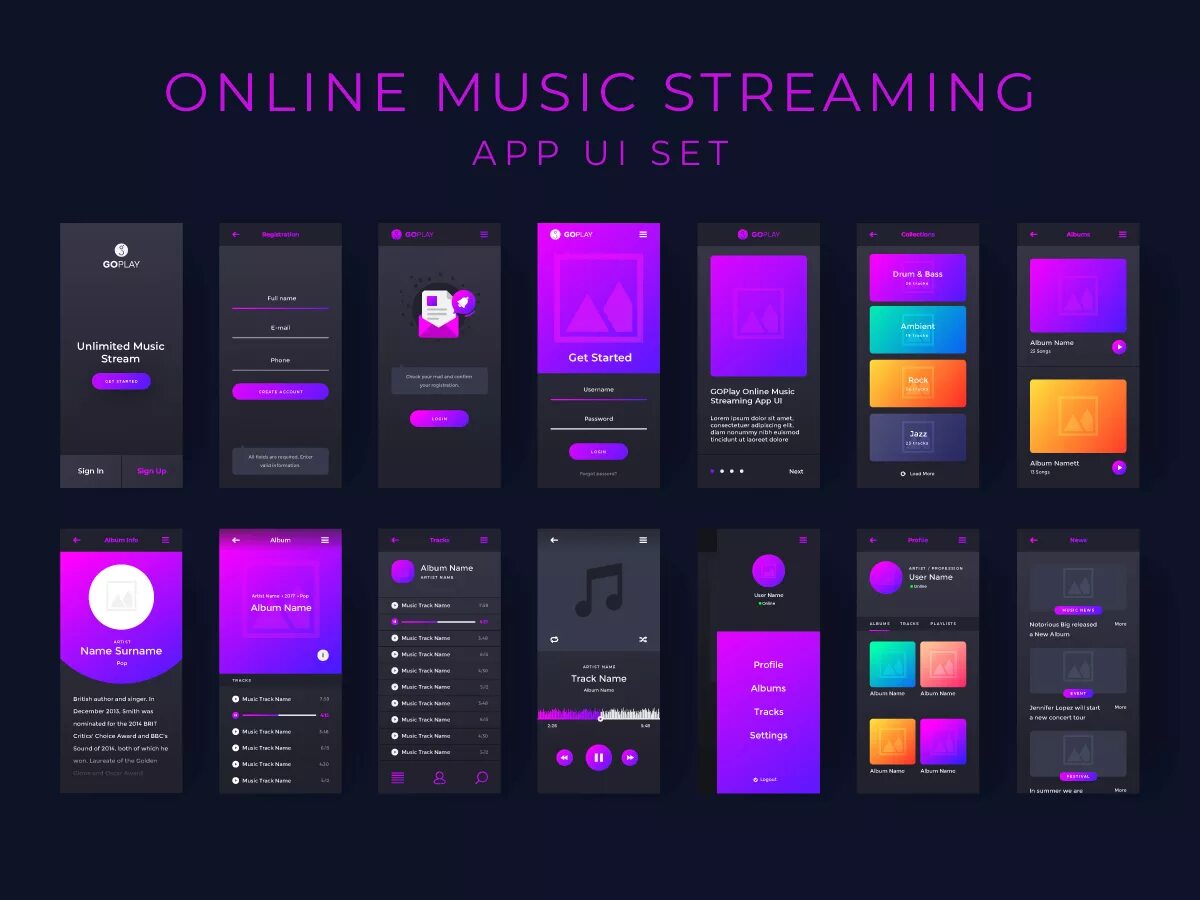 Приложение современной музыки. Дизайн приложения музыки. Интерфейс музыкального приложения. UI приложения. Музыкальный плеер UI.