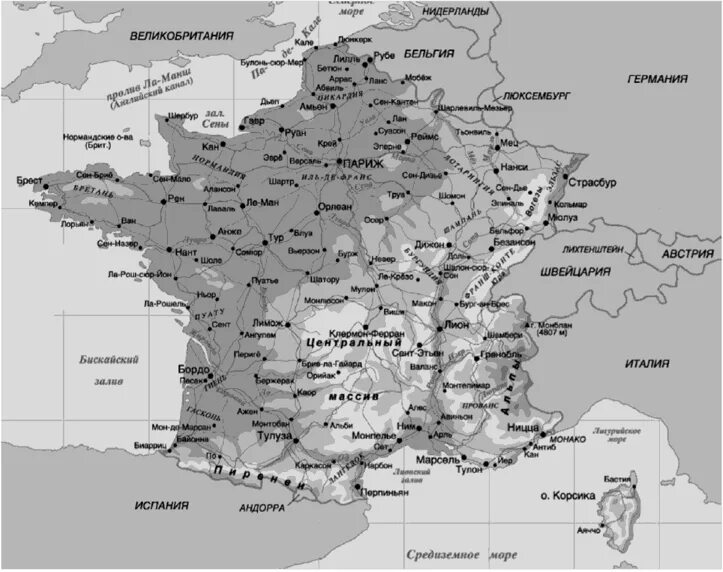 Распад франции. Географическое положение Франции карта. Местоположение Франции на карте. Географическая карта Франции. Карта Франции с городами.