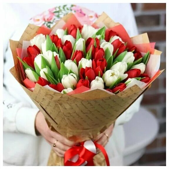 Тульпан микс, Flowers & Gifts Moscow, buy at a price of 8407 RUB, Mono Bouquets 