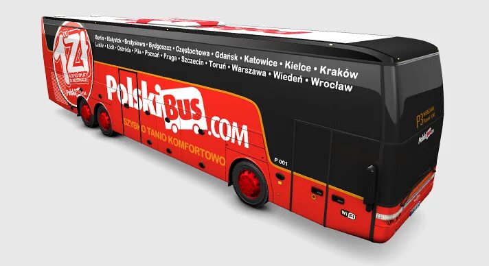 POLSKIBUS. Самый экономный автобус. POLSKIBUS - популярный Автобусный перевозчик в Польше.
