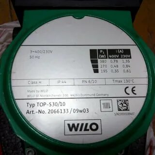 Wilo top 30 10