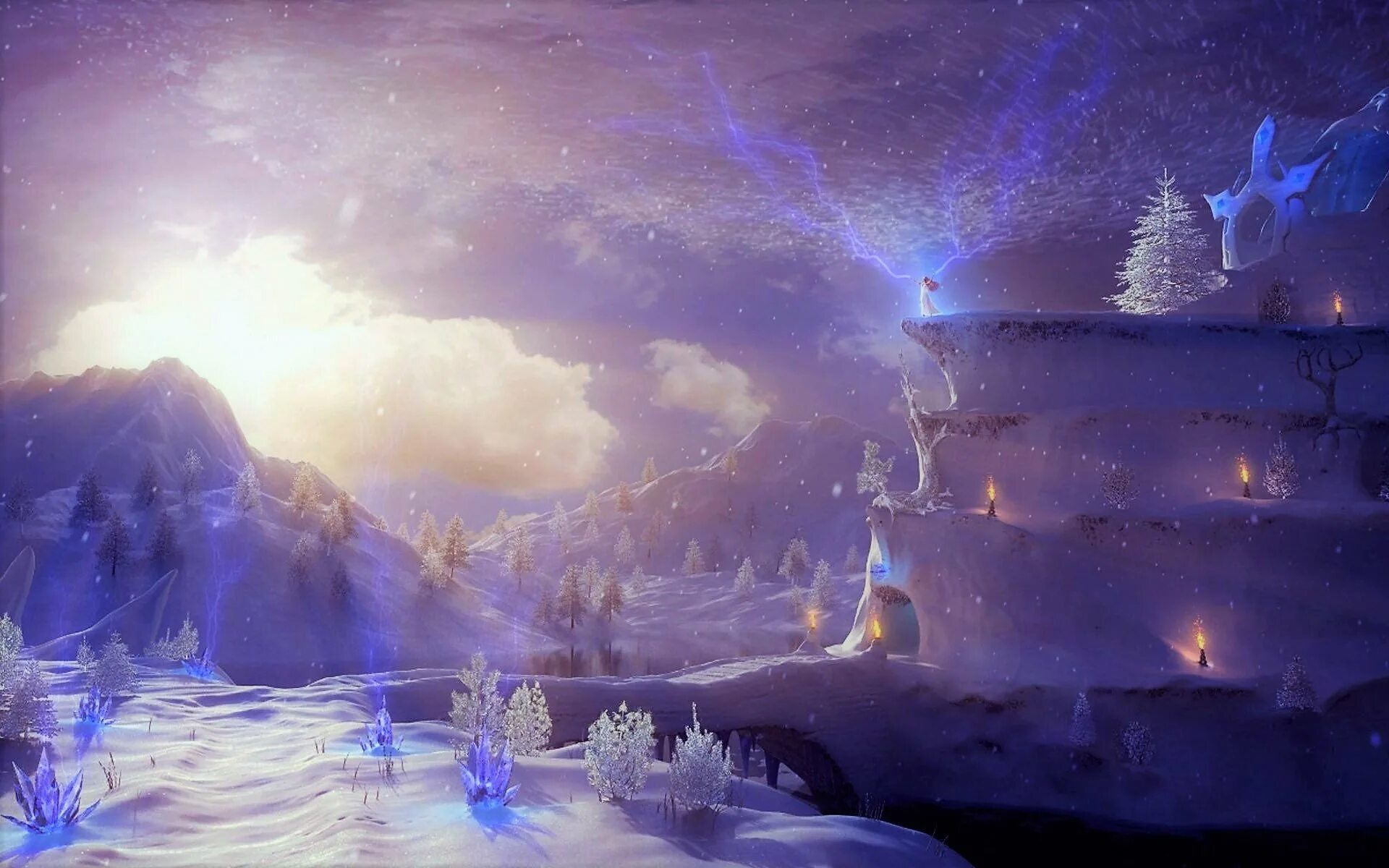 Зима магия. Новый год волшебство. Сказочная зима. Зимний фон. Волшебный день.