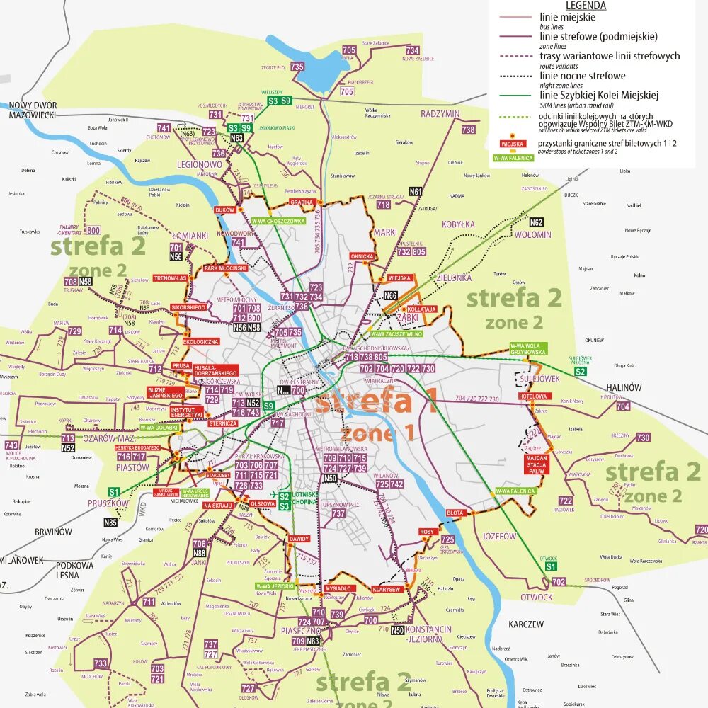 Зоны общественного транспорта. Зоны транспорта Варшава. Strefa 1 Варшава на карте. Зоны общественного транспорта в Варшаве. Схема метро Варшавы 2022.