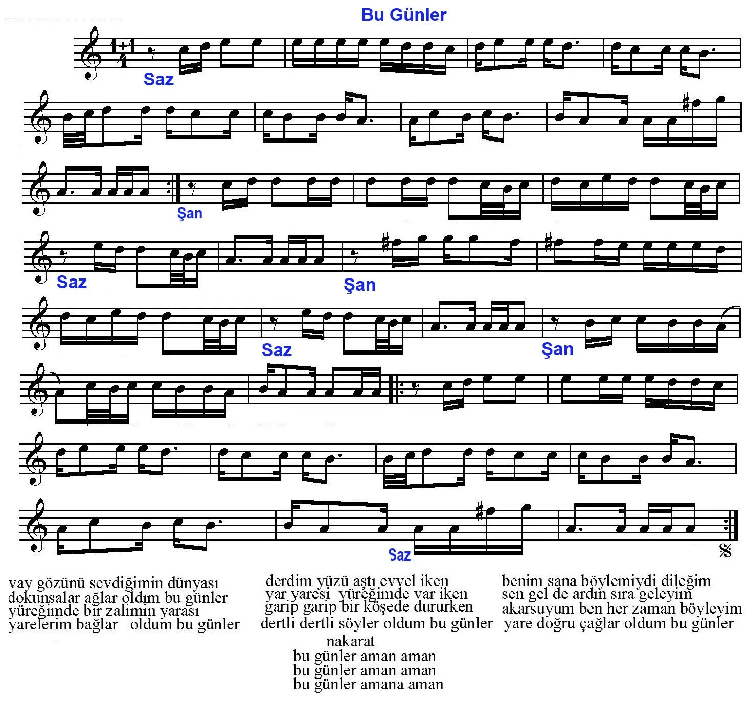 Madxiya notasi. 16 notalar. Nota. Notalar cho'zimi. Ey nozanin notasi.