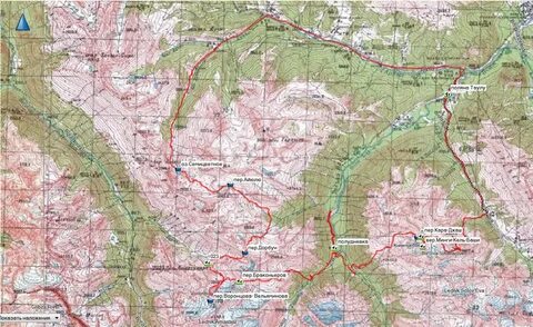 Архыз на карте краснодарского