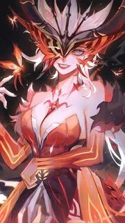 Crimson Witch of Flames Signora Genshin Impact 1080x1920.