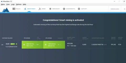 Miner wallet