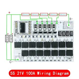 Bms 5s 100a схема