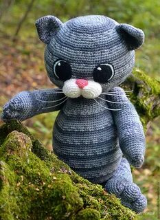 Кот игрушка связанные