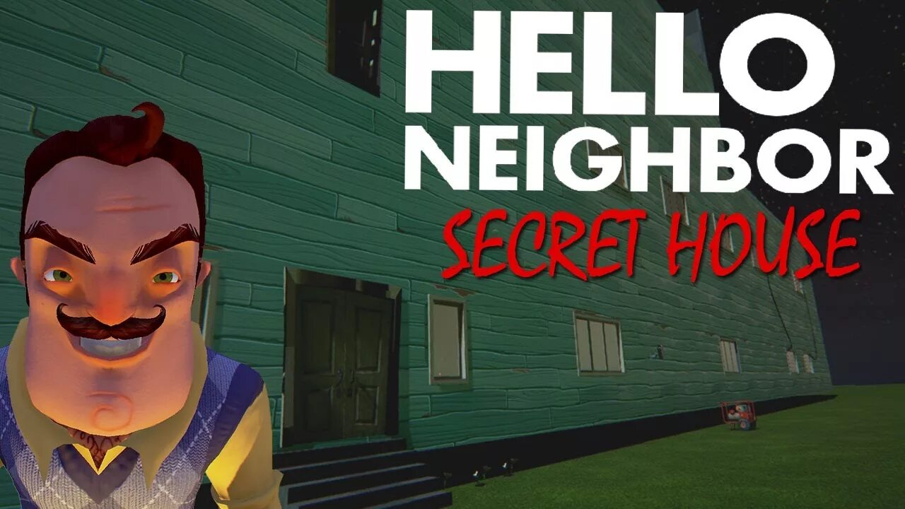 Hello Neighbor меню. Hello Neighbor pre Alpha House. Привет сосед Скаут. Secret Neighbor pre Alpha.