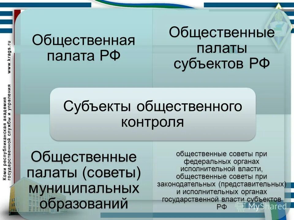 деятельность субъектов общественного контроля