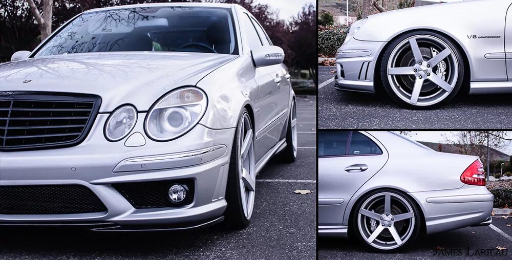 Как отличить мерседес. W211 Vossen cv3. W211 e55 Vossen. W211 AMG fitment. Vossen cv7 на w211.