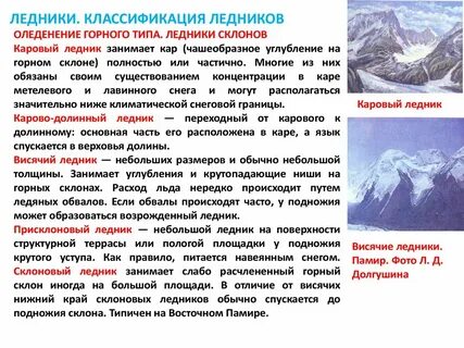 Площадь горного оледенения