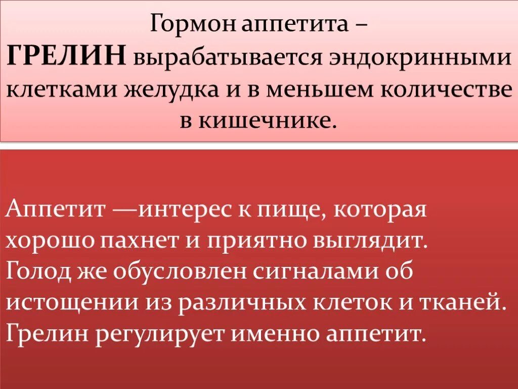 Гормональный аппетит