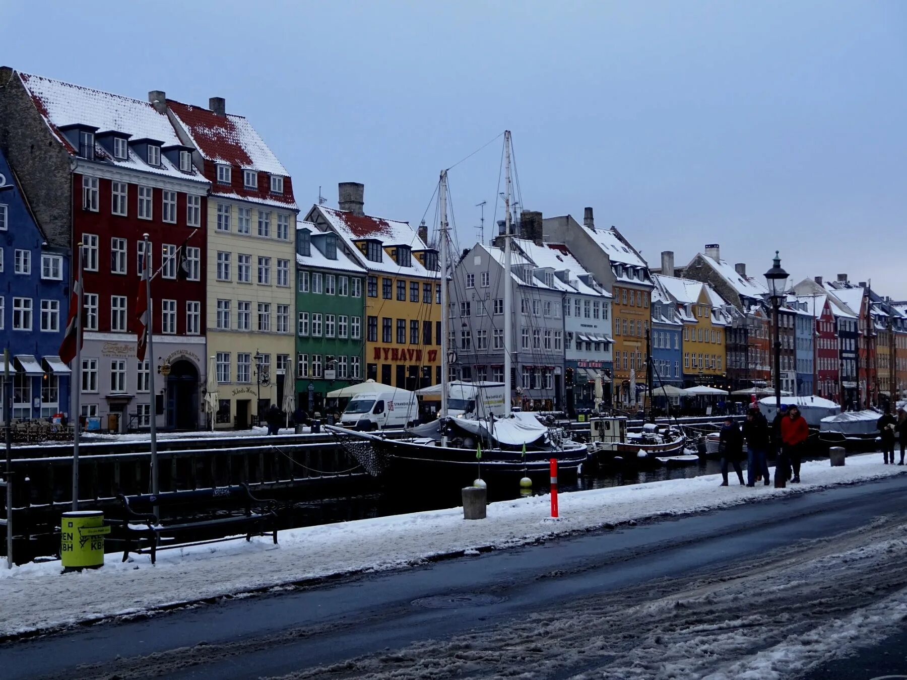 A day in December 4 Winter scenes, Denmark, Scenery