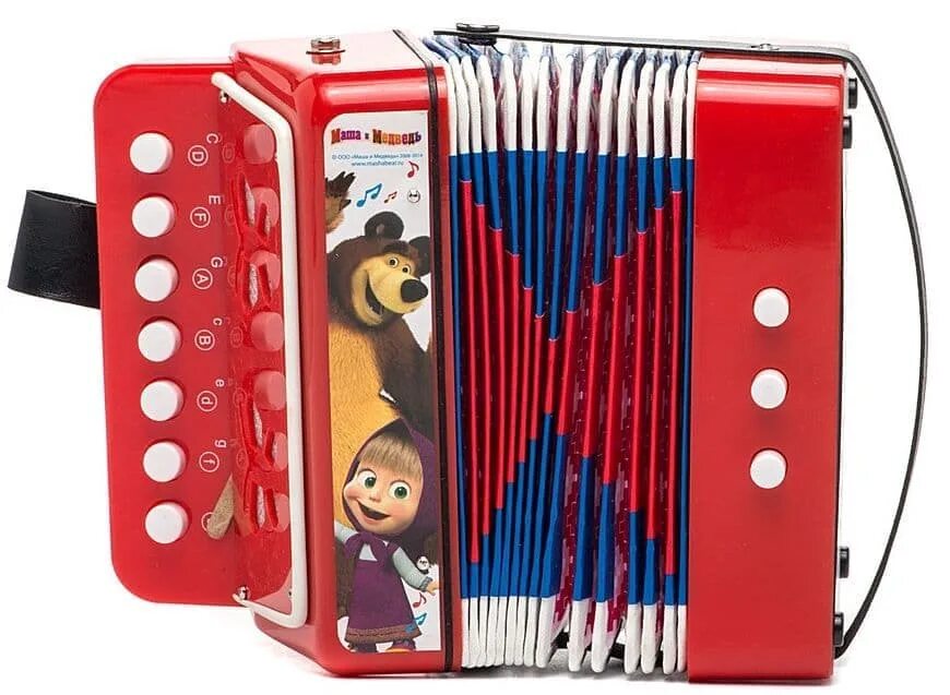 Гармонь игрушка. Детский игрушечный аккордеон. С1-1 (тула) /50. Гармонь нотка. Гармонь игрушка.