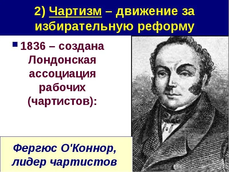 Что такое чартизм в истории 9 класс. Чартизм. лидеры чартизма. руководитель чартистского движения. лидер чартистов.