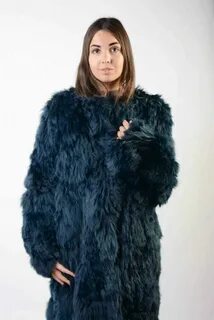 Альпака шуба
