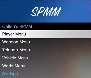 Menu player