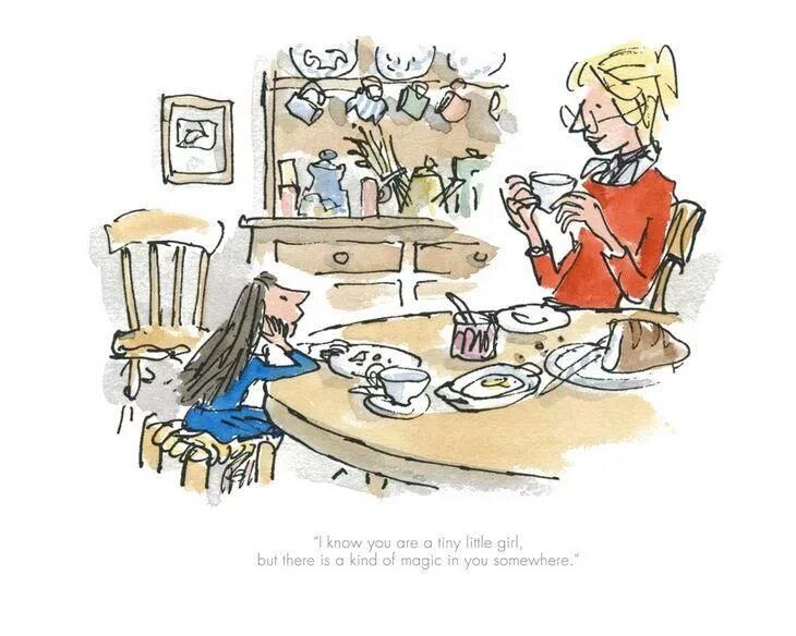 Dahl Roald "Matilda". Matilda Roald Dahl illustrations. Matilda Quentin Blake.