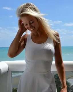 Busty Blonde Braless Babe Nip Slip & Bouncing Boobs SUBSCRIBE FOR