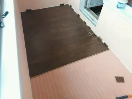 Можно ли класть ламинат на балкон