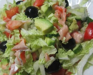 Красная рыба лист салата рецепт