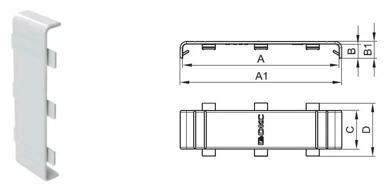 Накладка на стык крышки DKC 00887. Заглушки под кабель канал DKC 80*40. 00887 Gan 100 накладка на стык крышки. Муфта 00887 ДКС. Кабель канал дкс 80х40