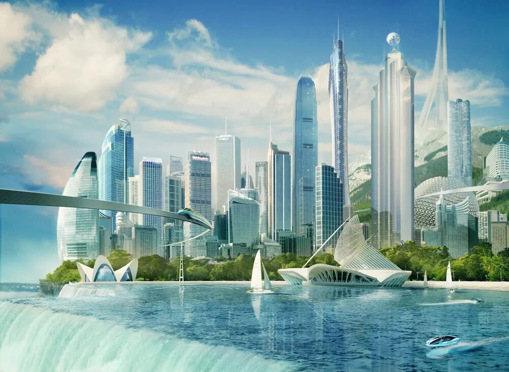 Будущее место. Город будущего. Будущий город. Красивый город будущего. Будущее город.