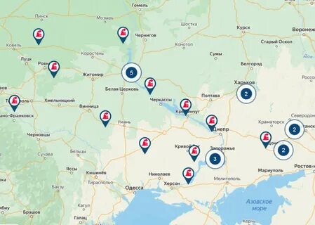 Гэс украины на карте
