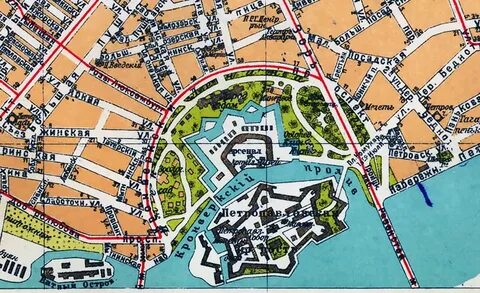 Карта спб петроградская