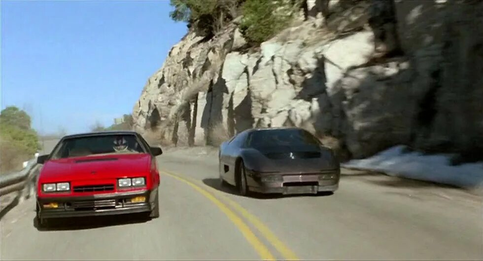 Car chase scene. The Wraith 1986 car. Дух мщения Додж. Dodge m4s Turbo Interceptor дух мщения.