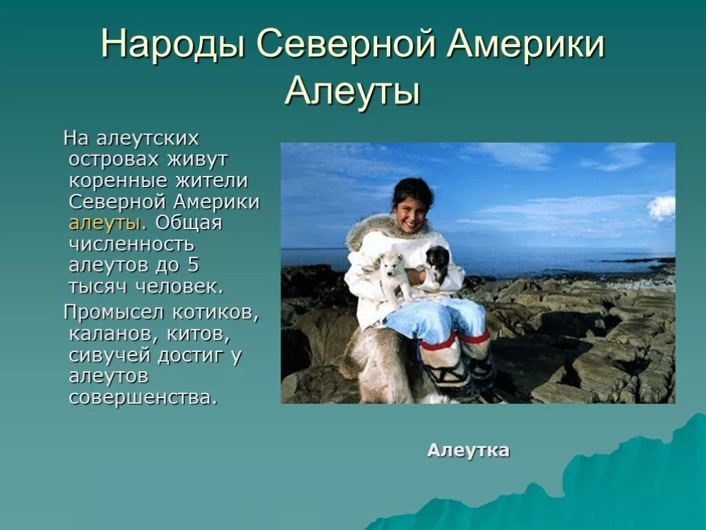 Население сша география 7 класс. Народы Северной Америки алеуты. Коренные народы Северной Америки алеуты. Индейцы алеуты Эскимосы Северной Америки. Коренные жители Северной и Южной Америки.