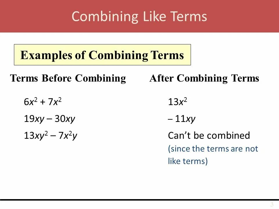 Примеры terms. Combine like terms. Solving Linear equations 2p-3=p-5. Like terms