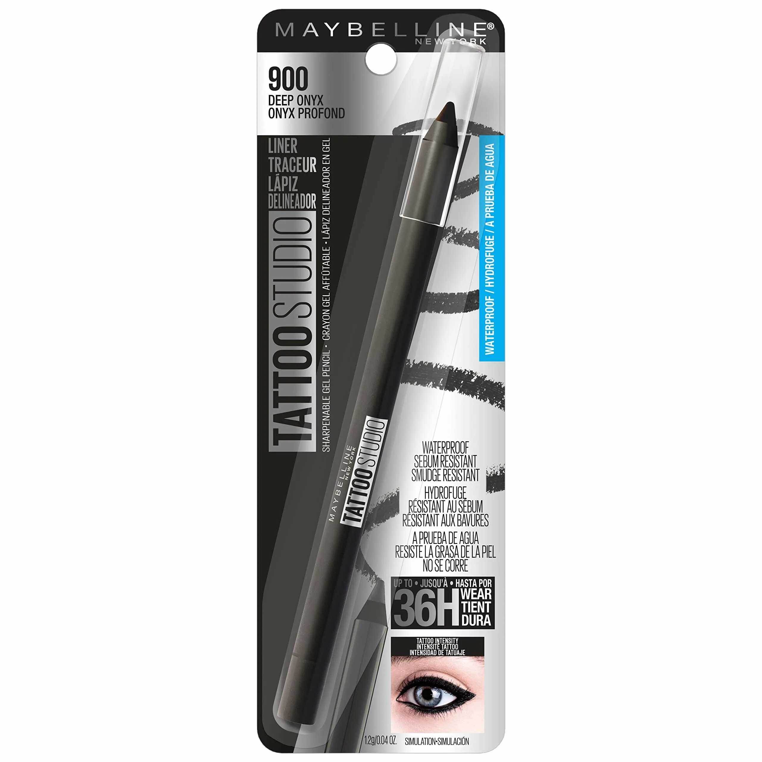 Мейбелин Tattoo Liner карандаш для глаз 901. Maybelline Tattoo Liner 900. Карандаш Maybelline Tattoo Liner. Maybelline New York Tattoo Liner.