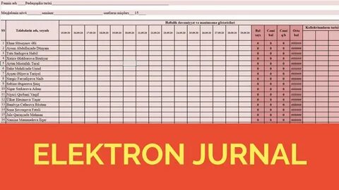 Elektron jurnal maktab