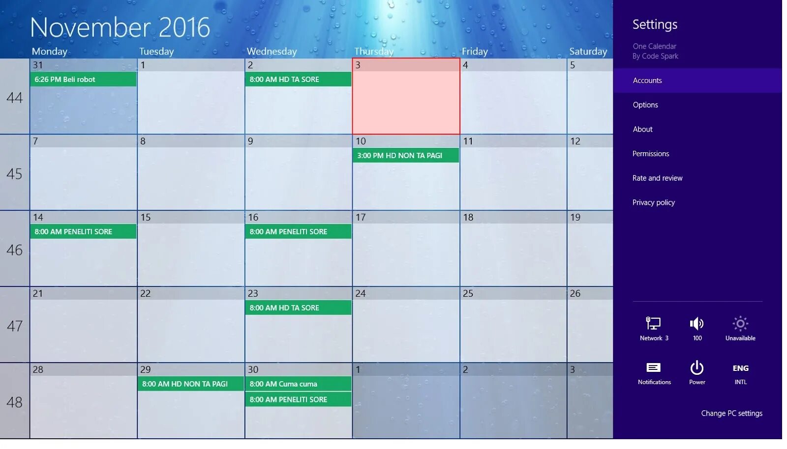 Календарь как прошел день. Windows 8 календарь. Календарь для отметок. One Calendar. Блок календаря в мобильном приложении.